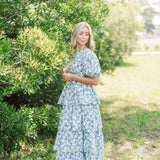 Maybrie Floral Tiered Dress